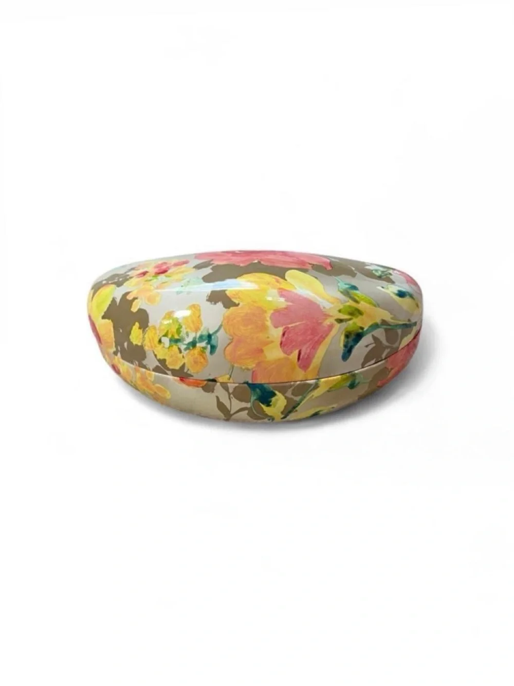 Jessica McClintock Floral Glasses Case with Bright Pink Interior